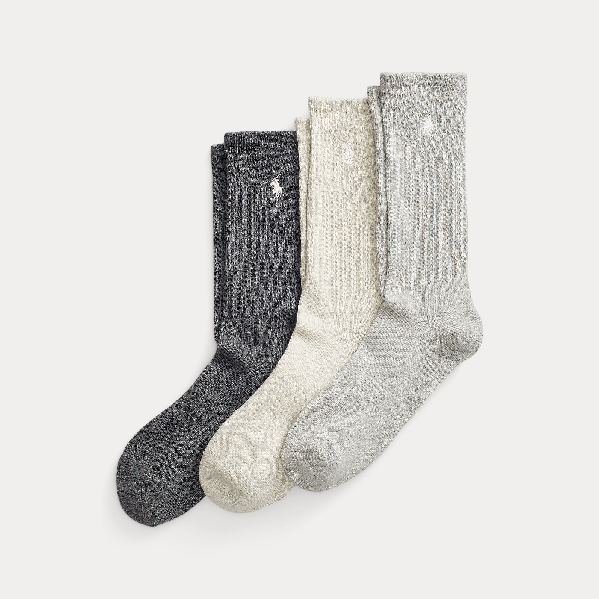 COTTON-BLEND CREW SOCK 3-PACK | BoUvy