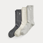 COTTON-BLEND CREW SOCK 3-PACK | BoUvy