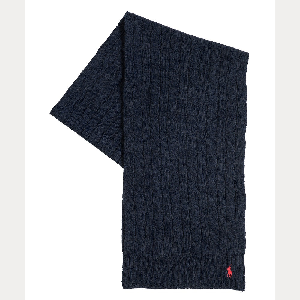 CABLE-KNIT WOOL-CASHMERE SCARF - BoUvy