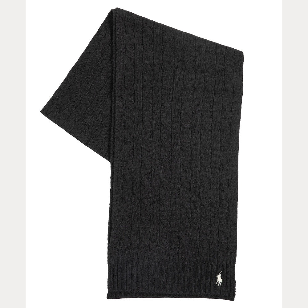 CABLE-KNIT WOOL-CASHMERE SCARF - BoUvy