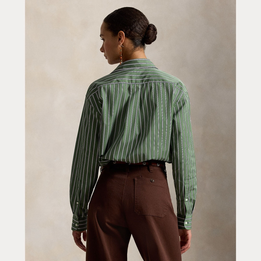 RELAXED FIT STRIPED COTTON SHIRT - BoUvy