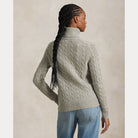WOOL-CASHMERE CABLE TURTLENECK SWEATER - BoUvy