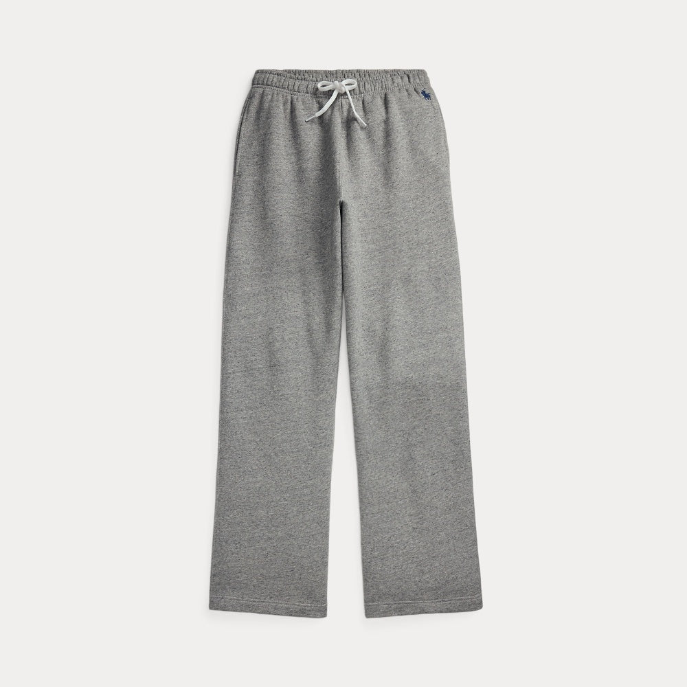 DRAWSTRING FLEECE WIDE-LEG SWEATPANT - BoUvy