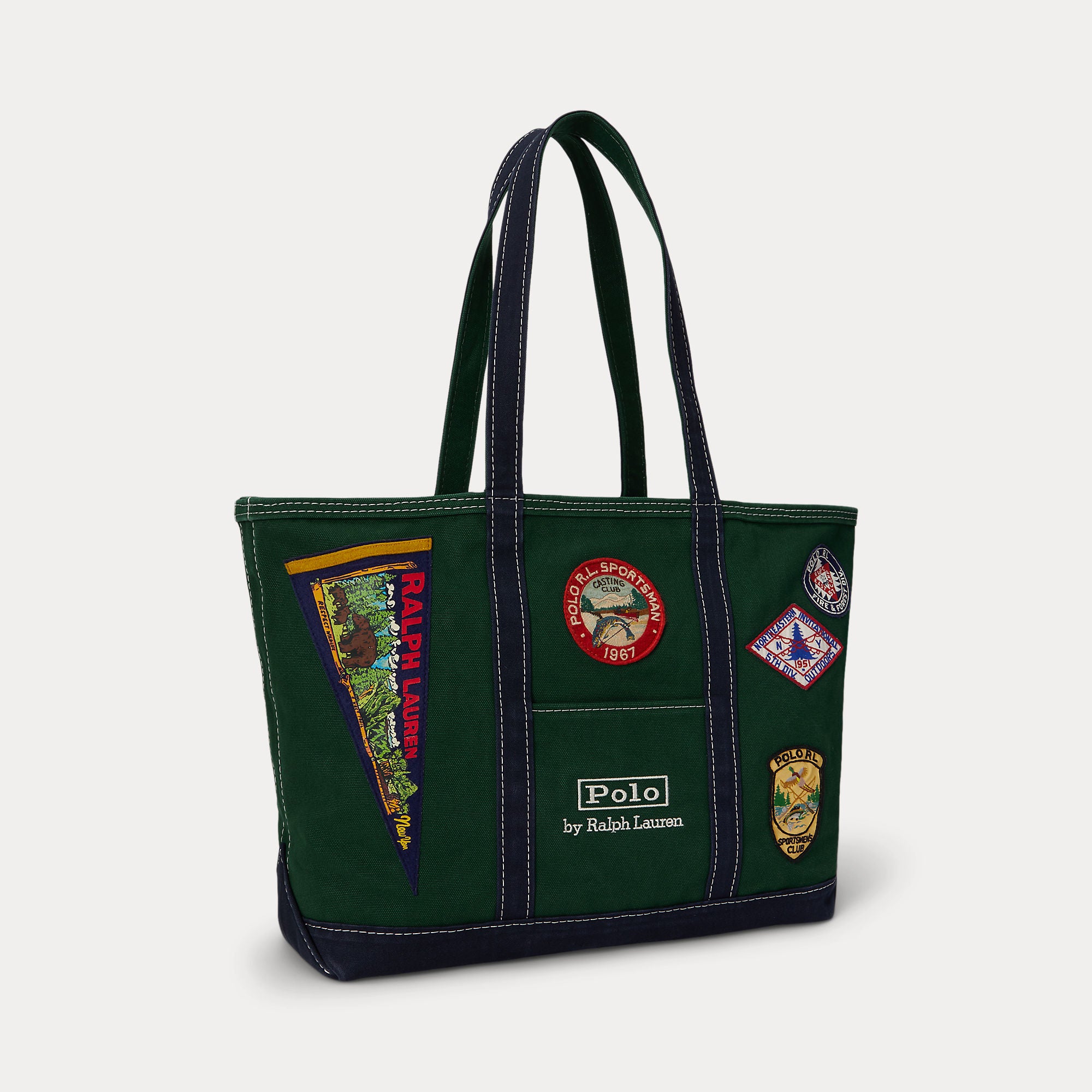 LOGO-PATCH CANVAS TOTE | BoUvy
