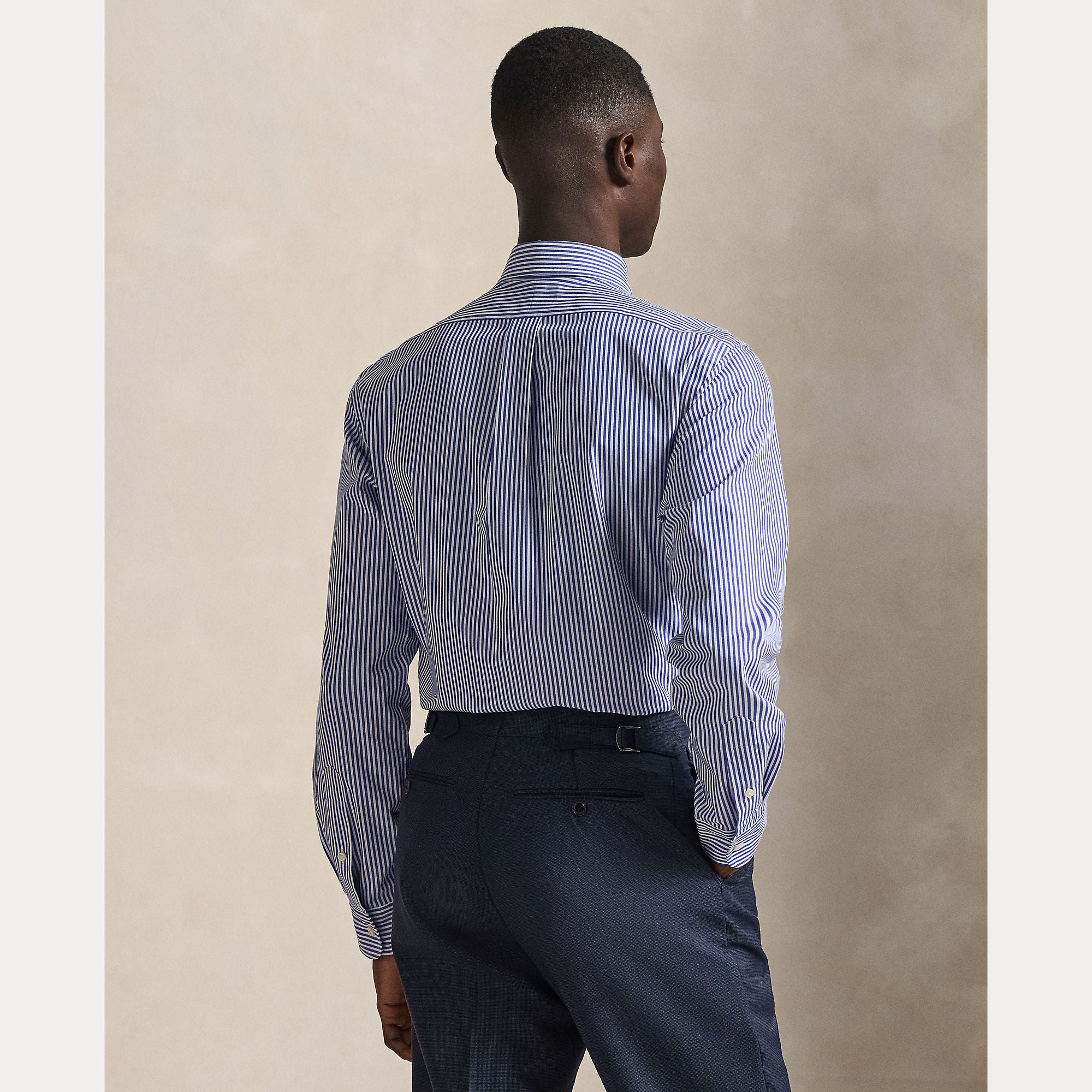 CUSTOM FIT STRETCH POPLIN SHIRT - BoUvy
