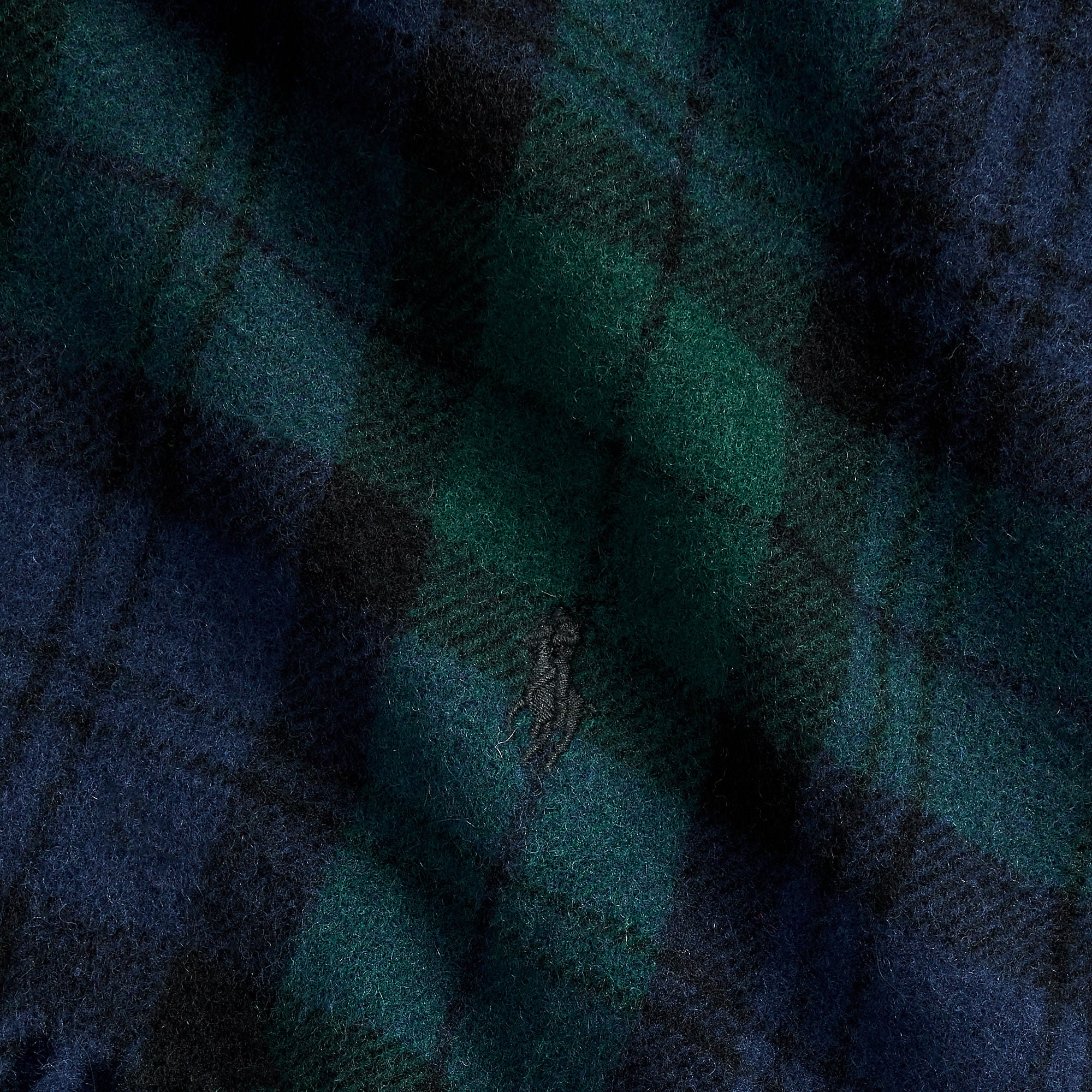 PLAID FRINGE WOOL SCARF | BoUvy