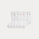EMBROIDERED PONY CREW SOCK 6-PACK - BoUvy
