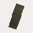 REVERSIBLE WINDOWPANE WOOL-BLEND SCARF | BoUvy
