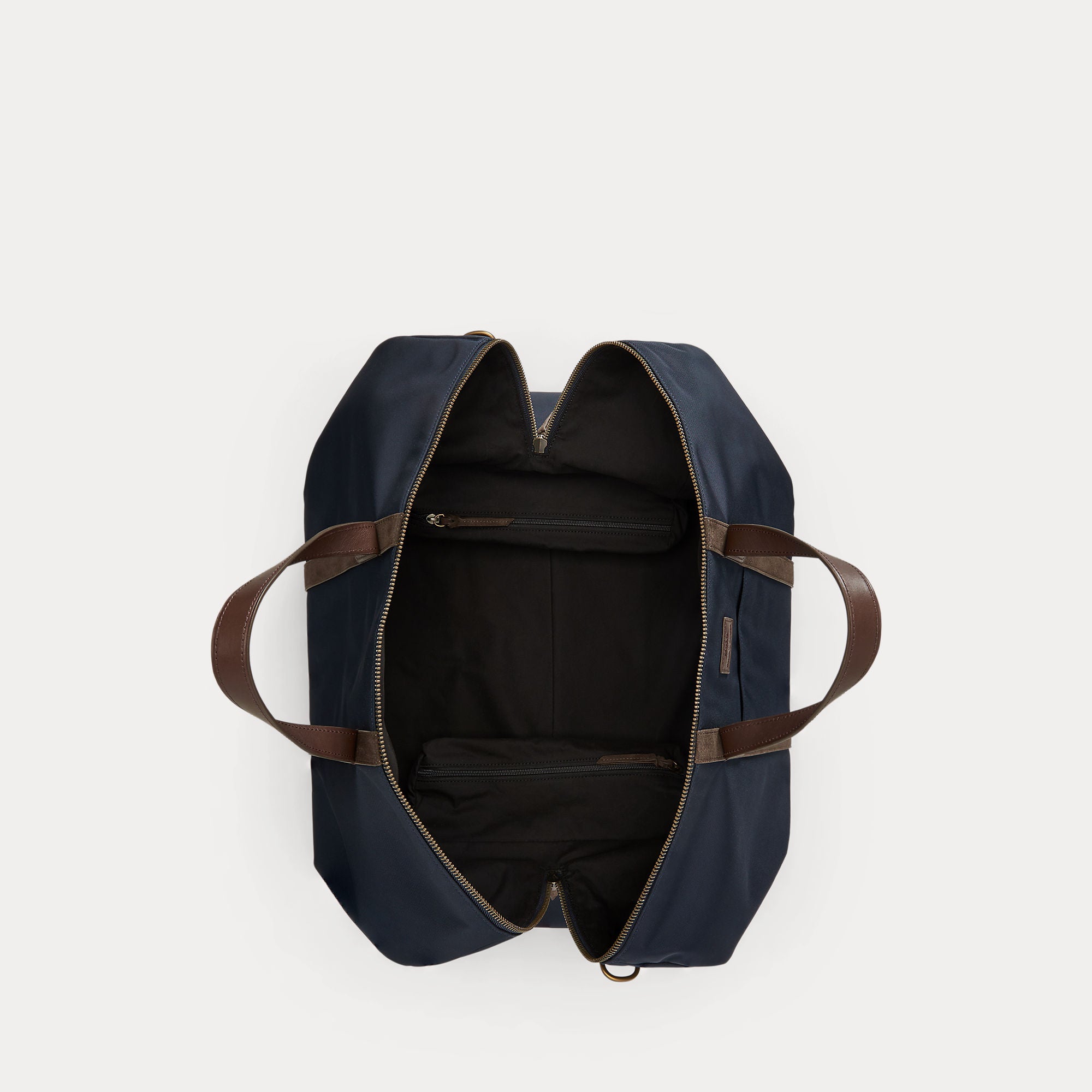 SUEDE-TRIM DUFFEL BAG | BoUvy