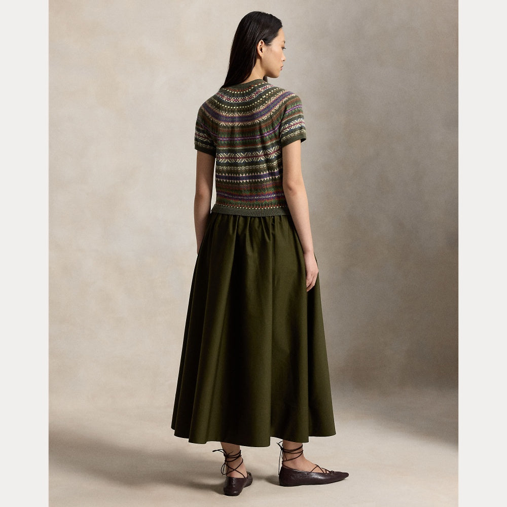 HYBRID FAIR ISLE-BODICE DRESS - BoUvy