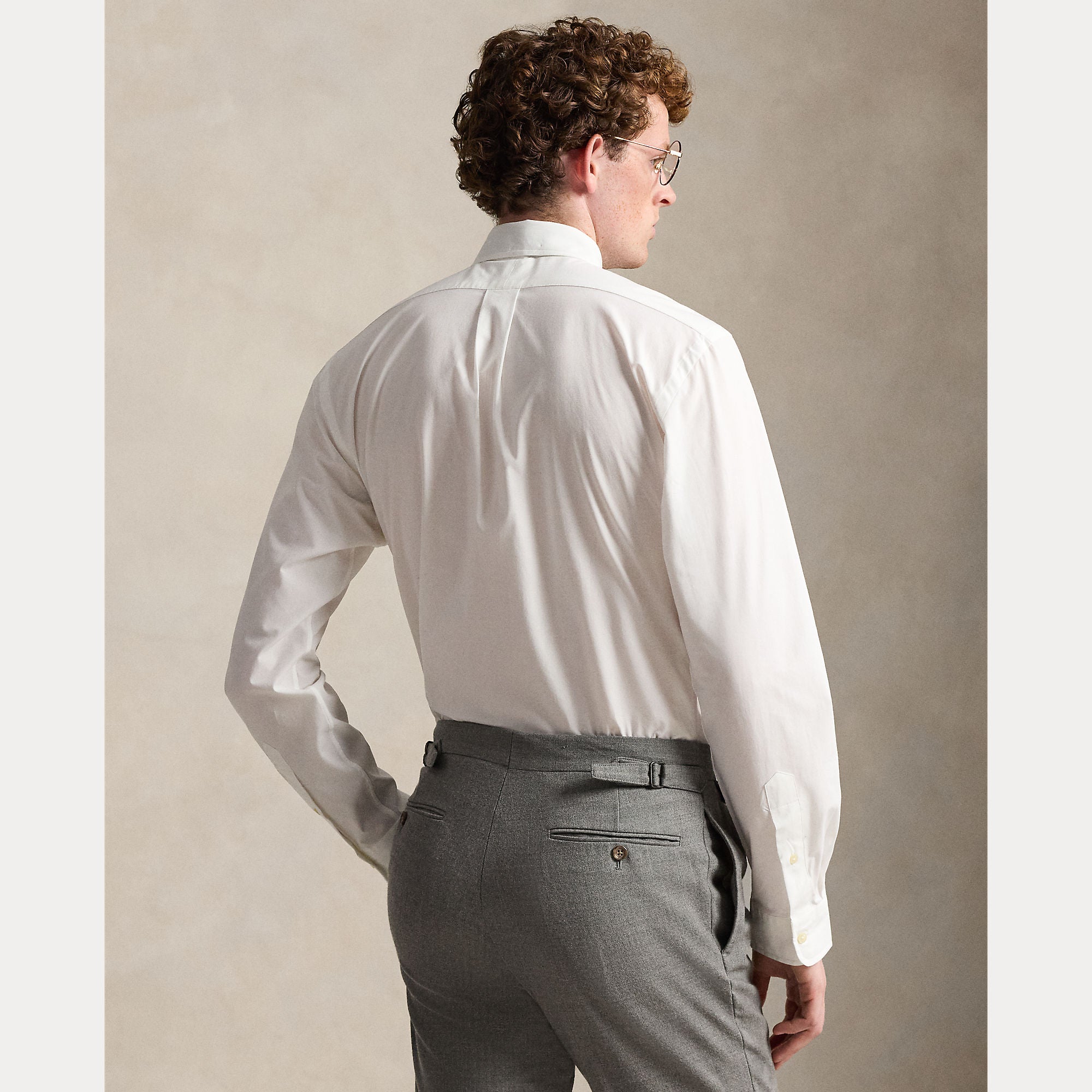 CUSTOM FIT STRETCH POPLIN SHIRT - BoUvy