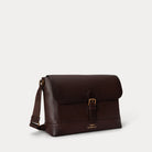 PEBBLED LEATHER MESSENGER BAG | BoUvy