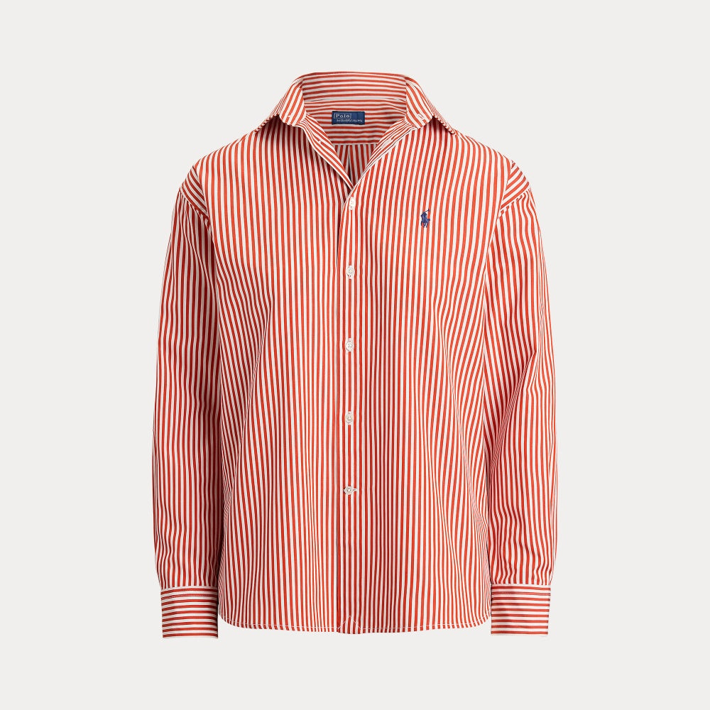 RELAXED FIT STRIPED COTTON SHIRT - BoUvy