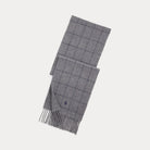 REVERSIBLE WINDOWPANE WOOL-BLEND SCARF | BoUvy