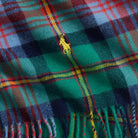 PLAID FRINGE WOOL SCARF | BoUvy
