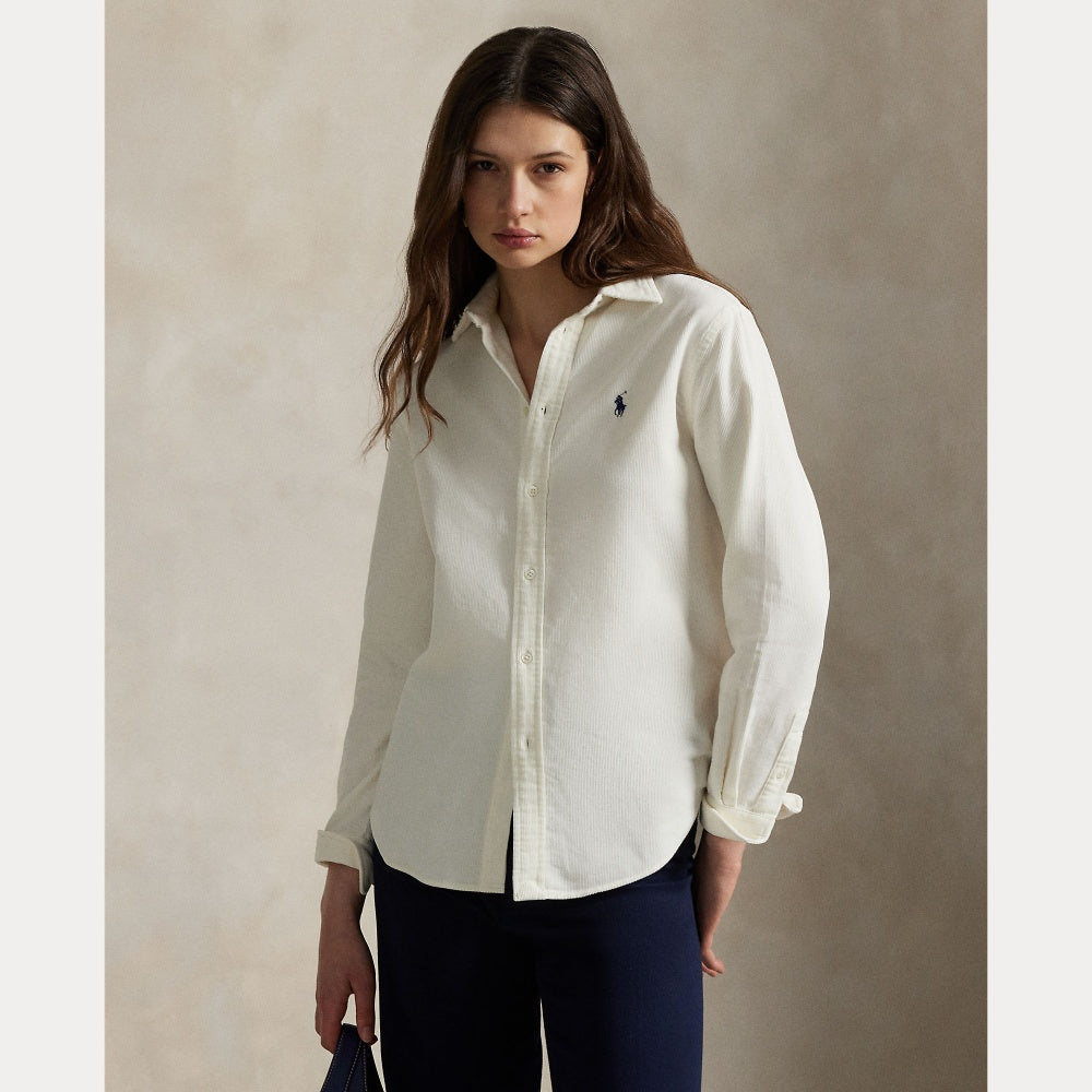 CLASSIC FIT COTTON CORDUROY SHIRT - BoUvy