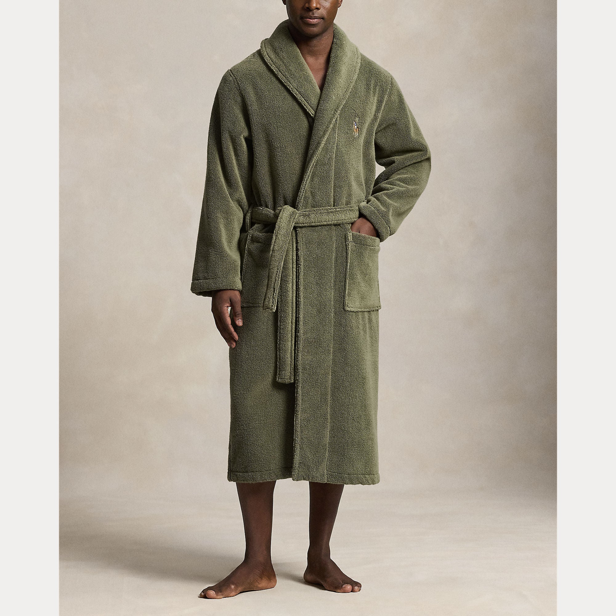 SHAWL-COLLAR TERRY ROBE - BoUvy