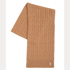 CABLE-KNIT WOOL-CASHMERE SCARF - BoUvy