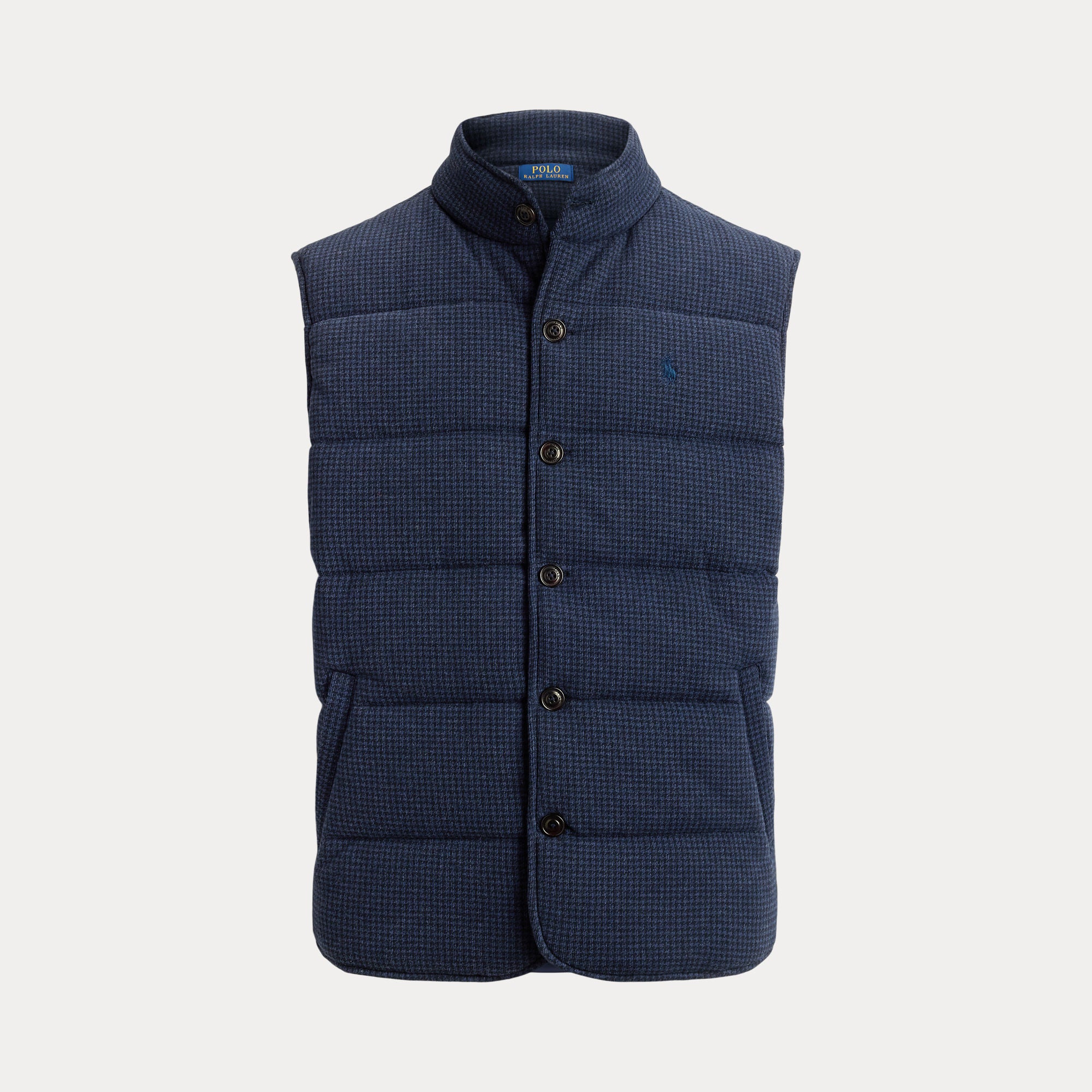 HOUNDSTOOTH ESTATE-RIB VEST | BoUvy