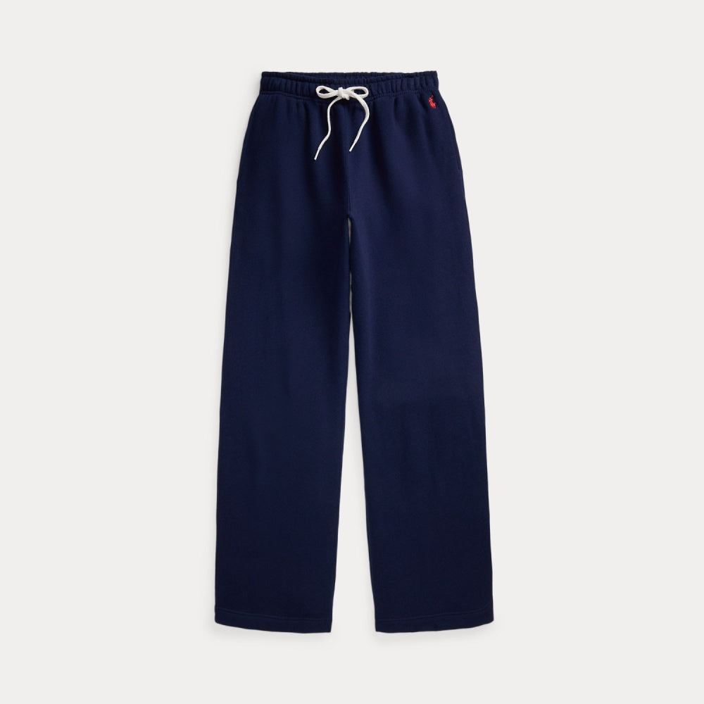 DRAWSTRING FLEECE WIDE-LEG SWEATPANT - BoUvy