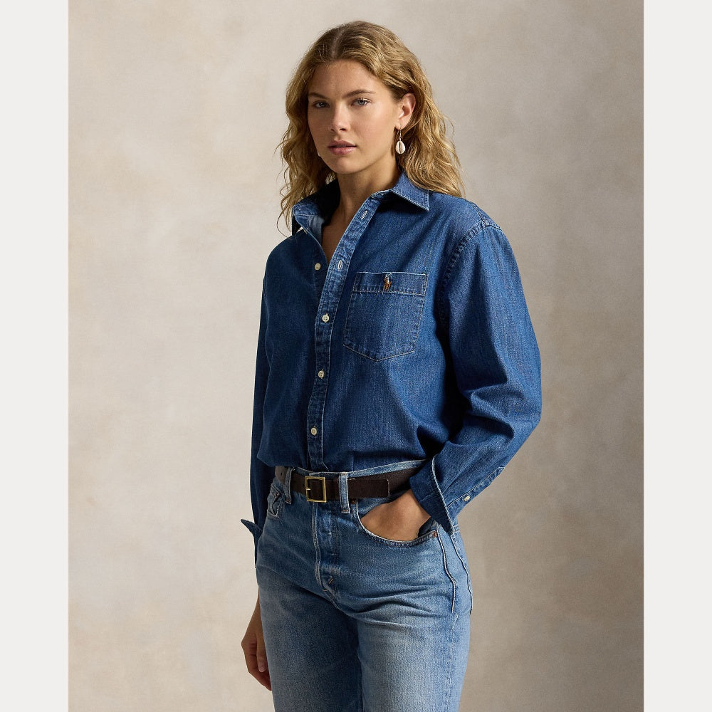 THE BIG COTTON DENIM SHIRT - BoUvy