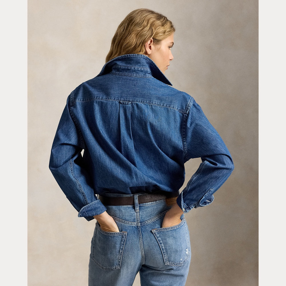 THE BIG COTTON DENIM SHIRT - BoUvy