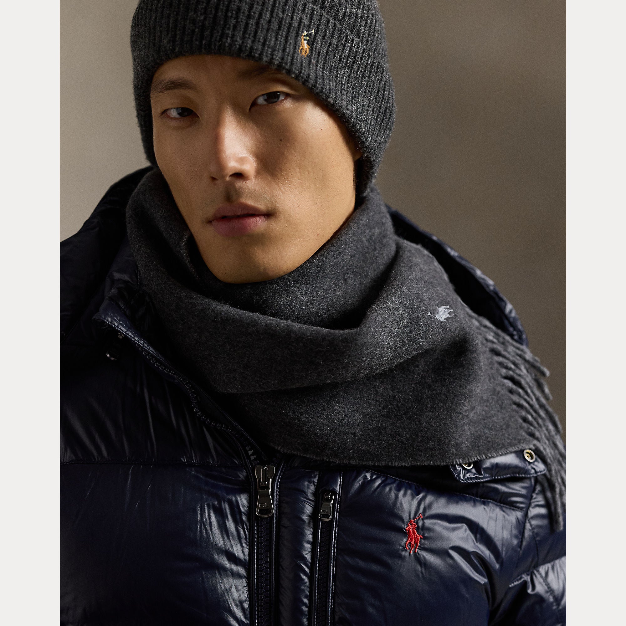 REVERSIBLE WOOL-BLEND SCARF | BoUvy