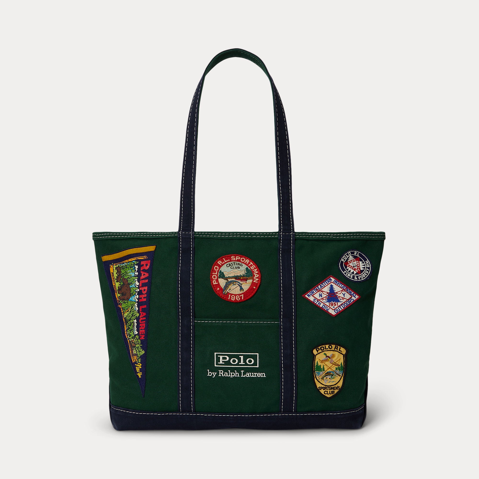 LOGO-PATCH CANVAS TOTE | BoUvy