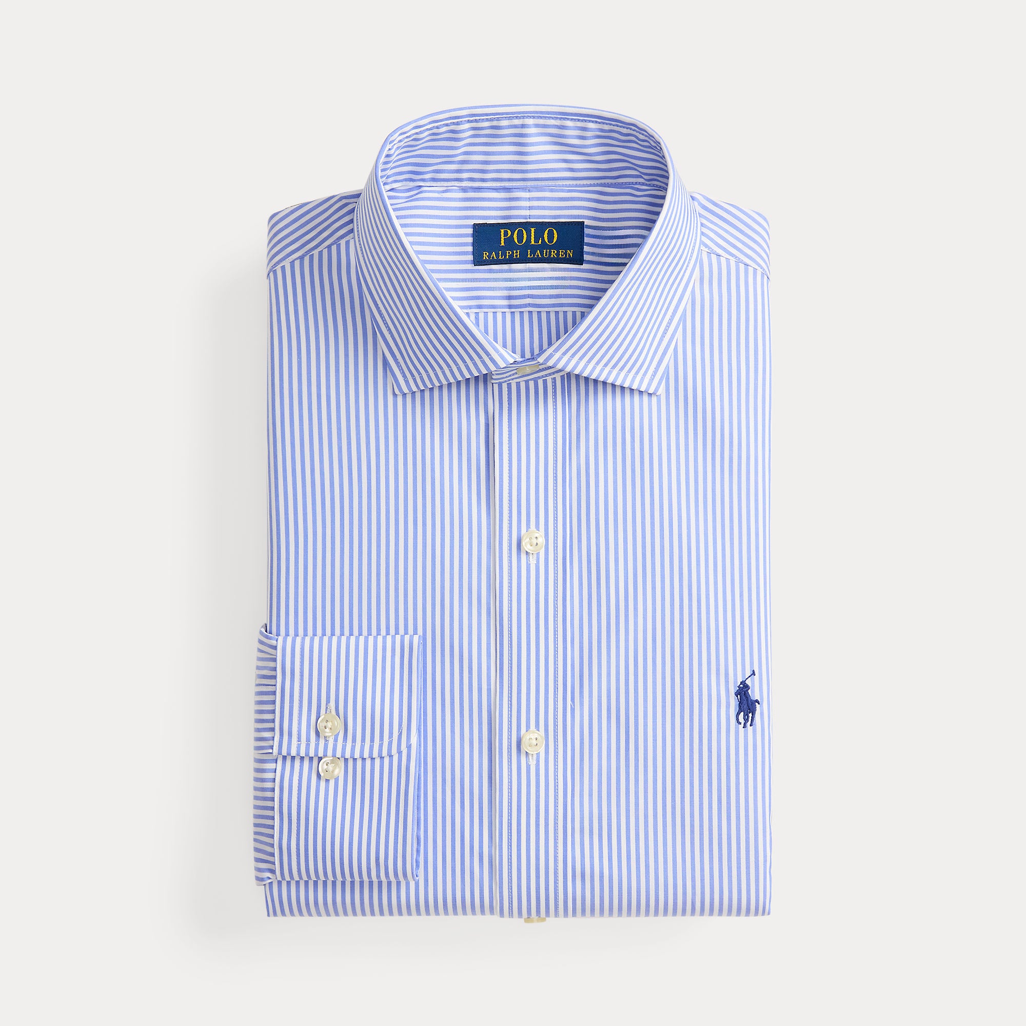 Custom Fit Striped Poplin Shirt - BoUvy