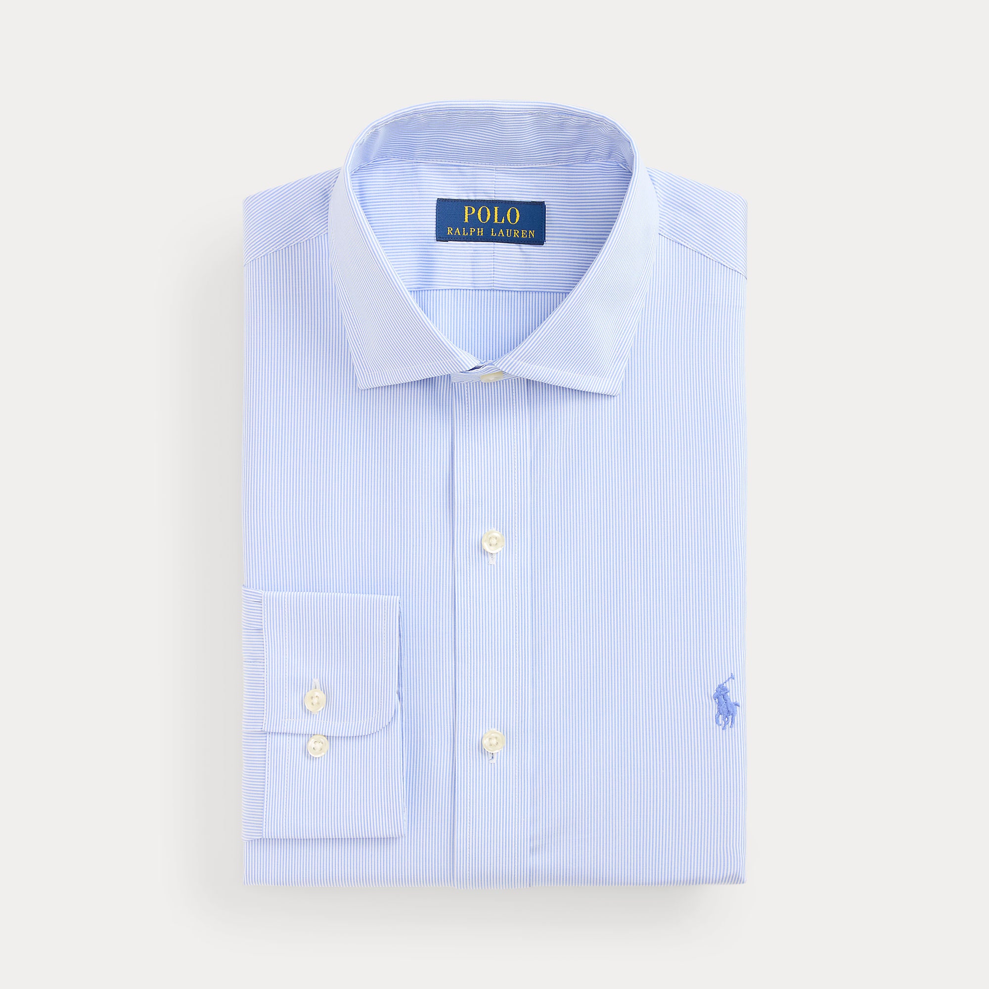 Custom Fit Striped Poplin Shirt - BoUvy