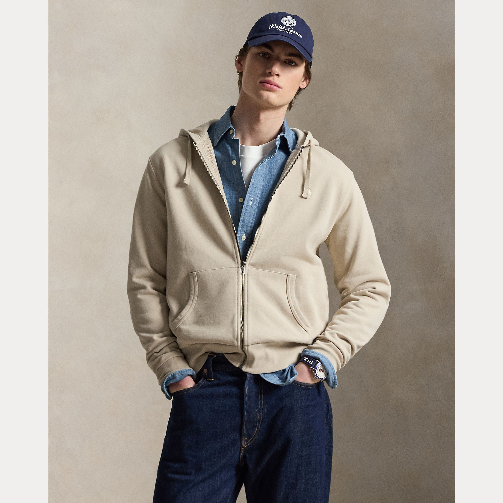 Loopback Fleece Full-Zip Hoodie - BoUvy