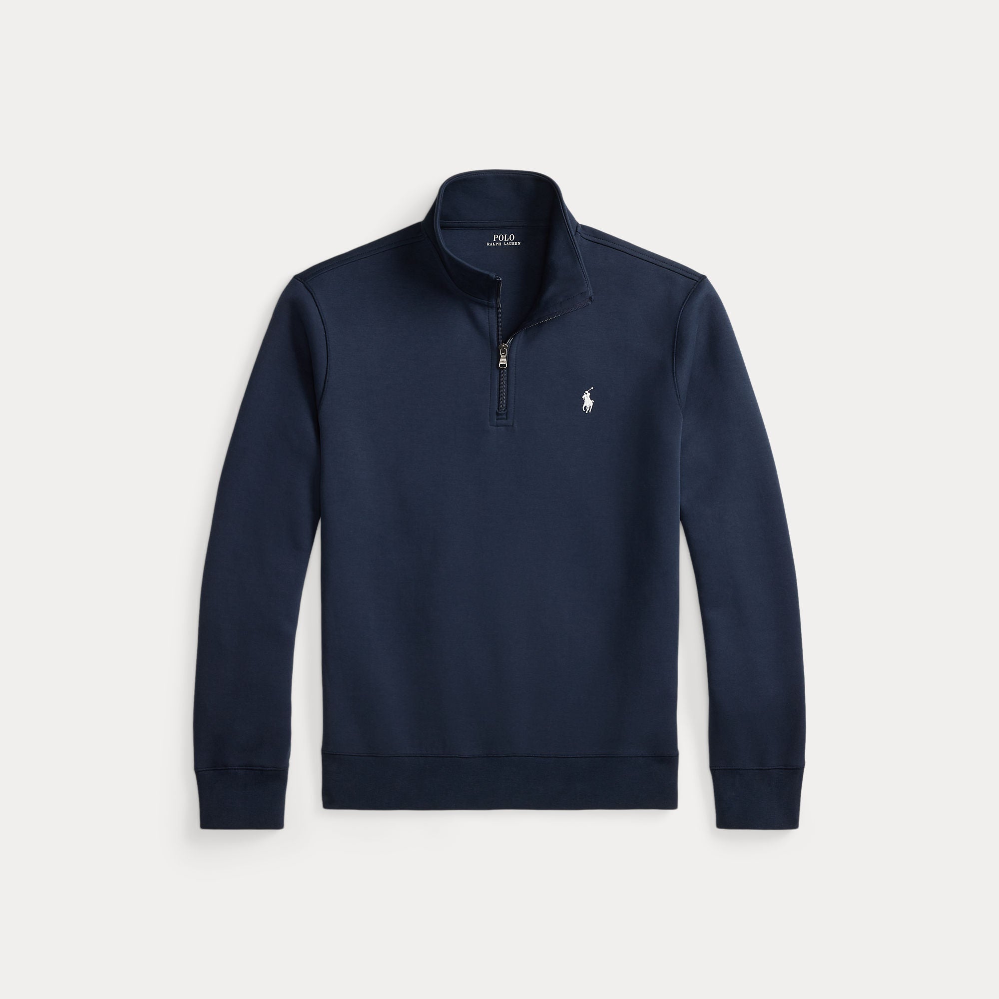 Double-Knit Quarter-Zip Pullover - BoUvy