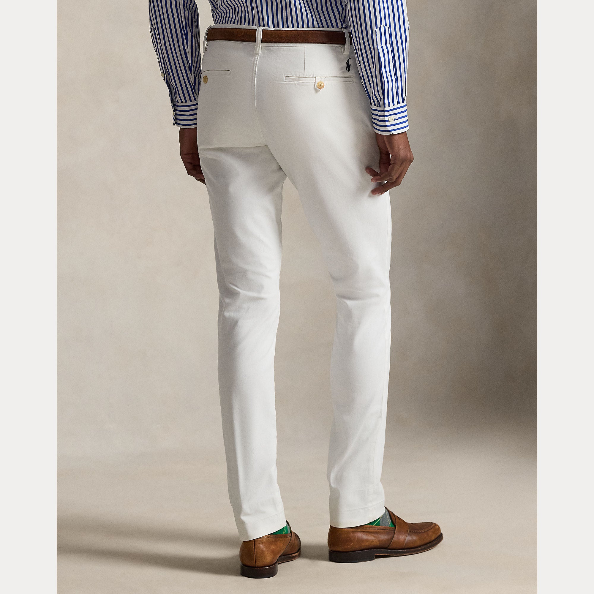 Washed Stretch Slim Fit Chino Pant - BoUvy