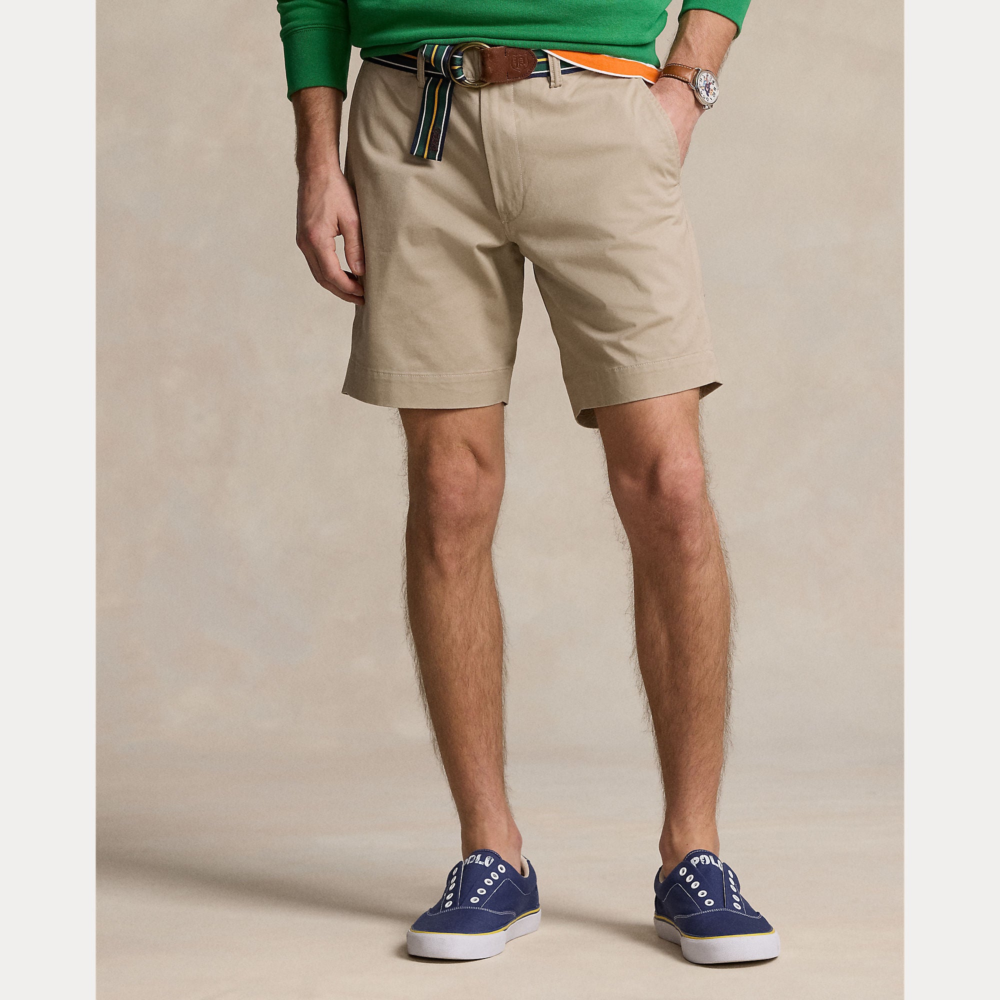 Stretch Straight Fit Chino Short - BoUvy