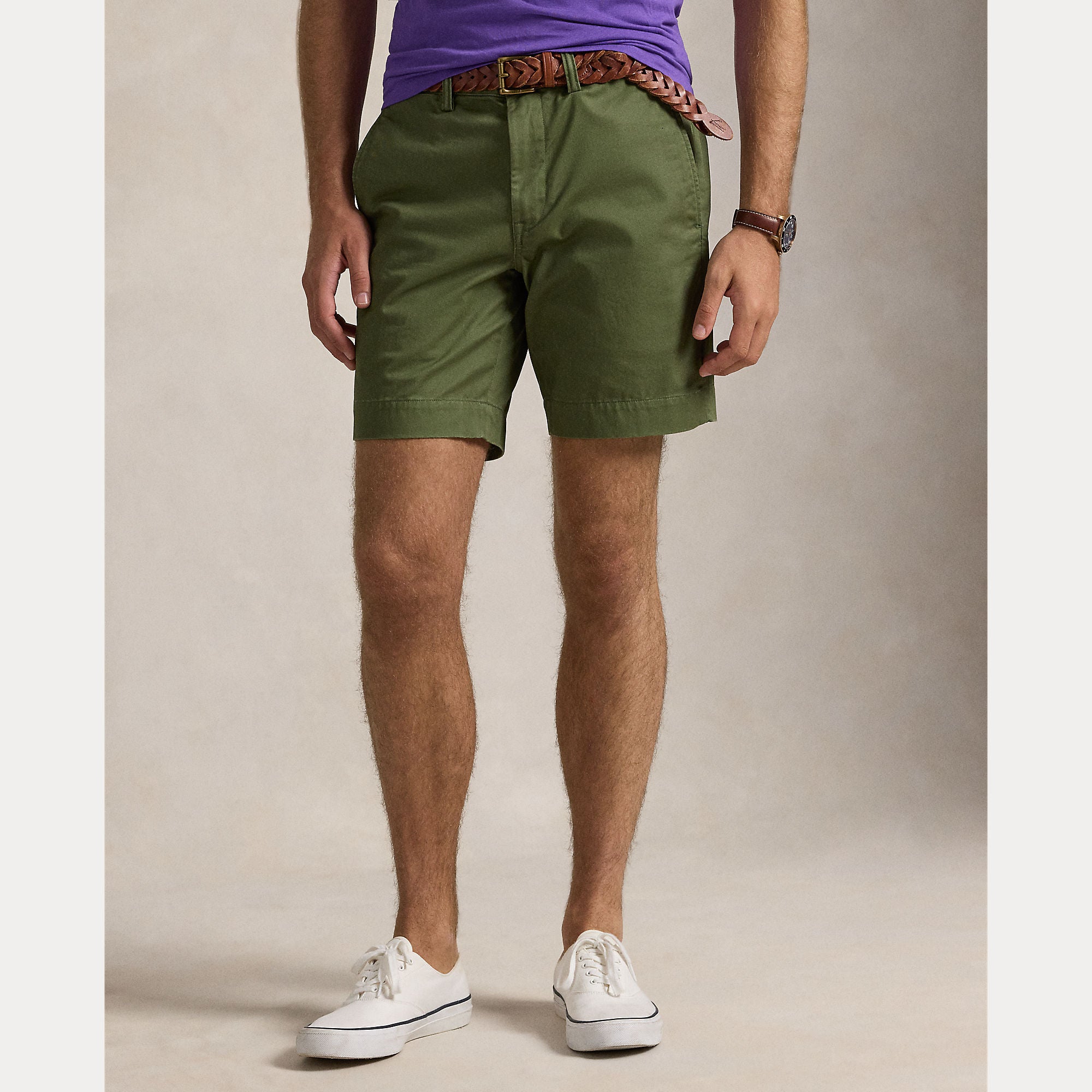 Stretch Straight Fit Chino Short - BoUvy