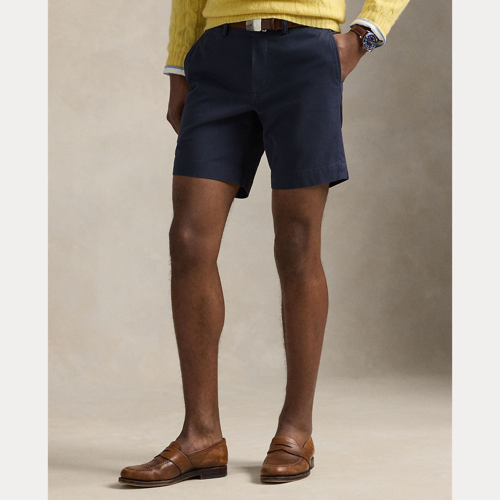Stretch Straight Fit Chino Short - BoUvy