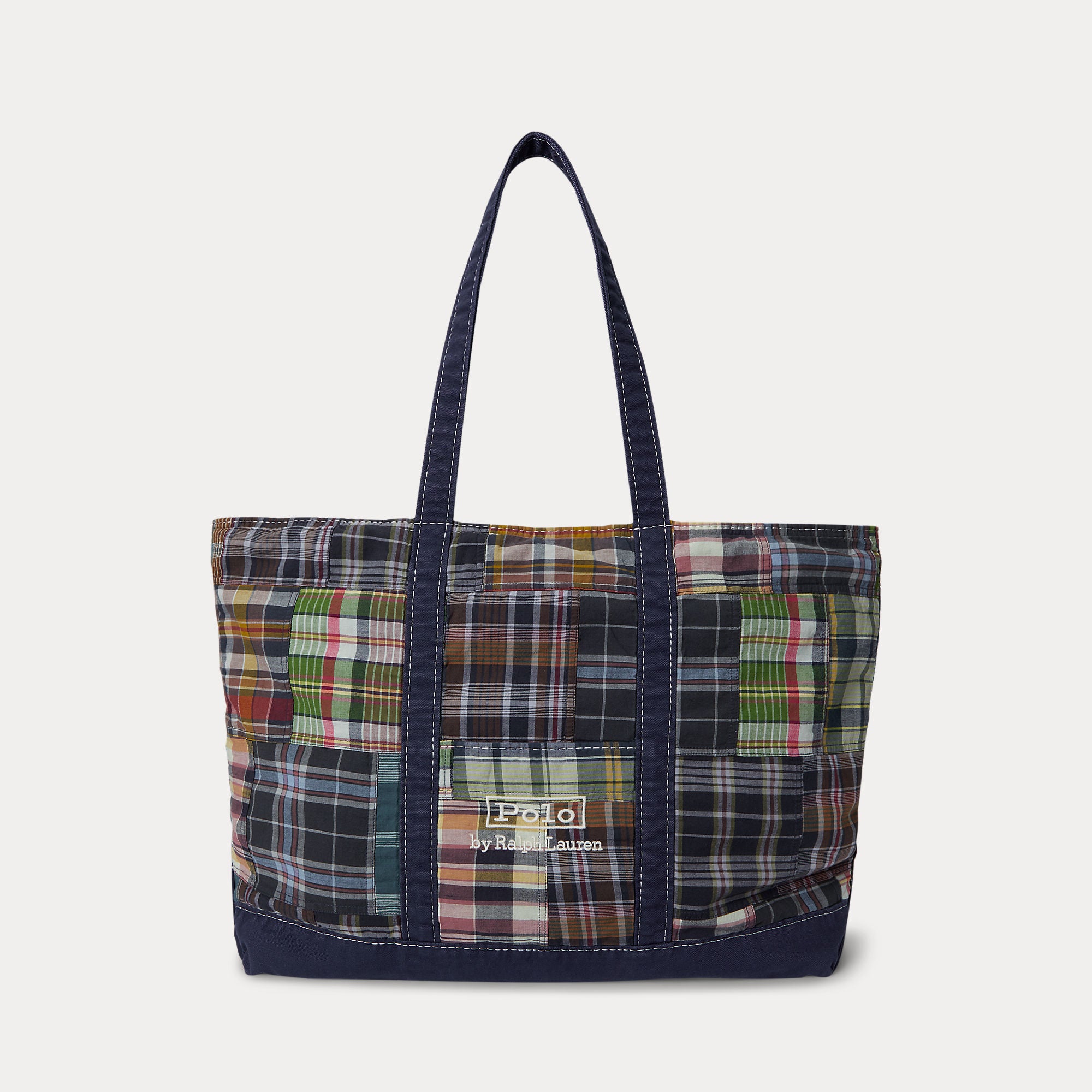 Patchwork Madras Tote - BoUvy
