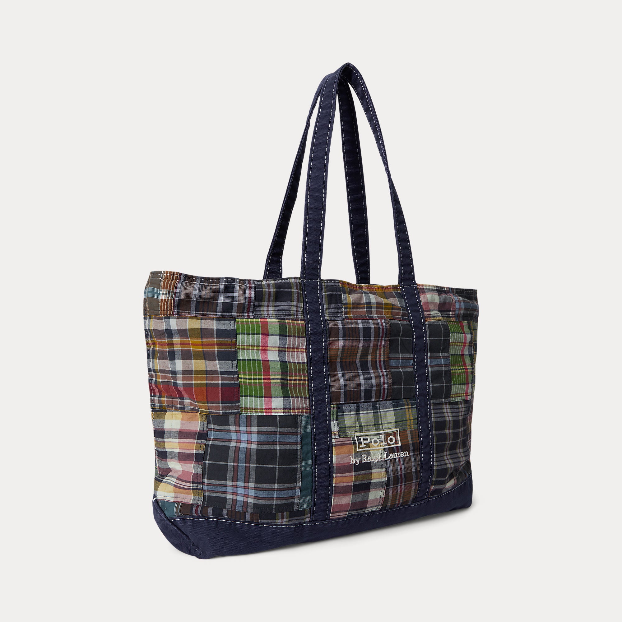 Patchwork Madras Tote - BoUvy