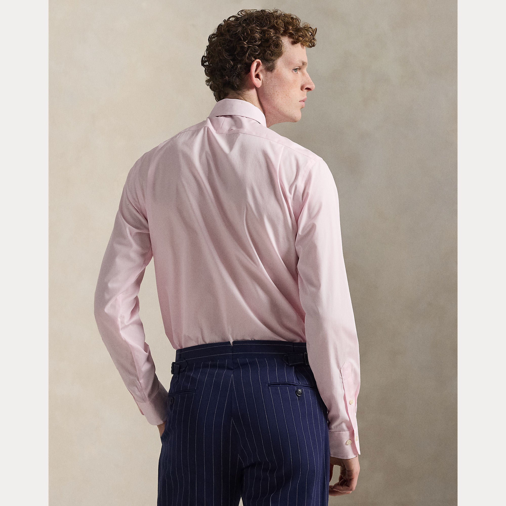 Custom Fit Striped Poplin Shirt - BoUvy