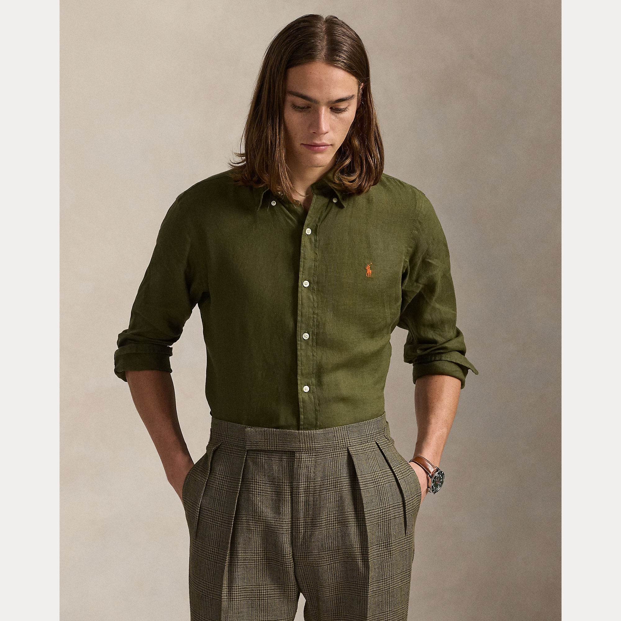 Slim Fit Linen Shirt - BoUvy