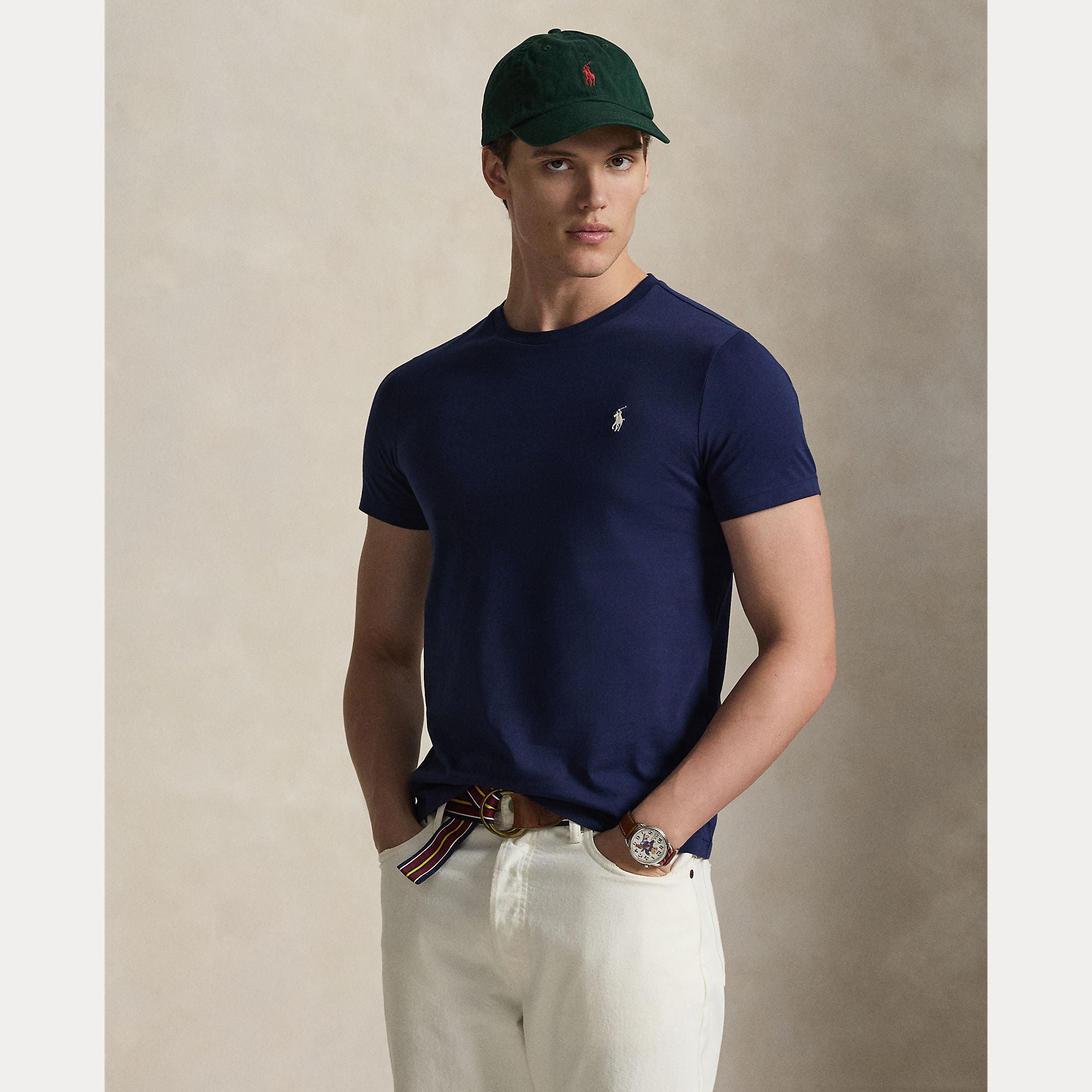 Custom Slim Fit Jersey Crewneck T-Shirt - BoUvy