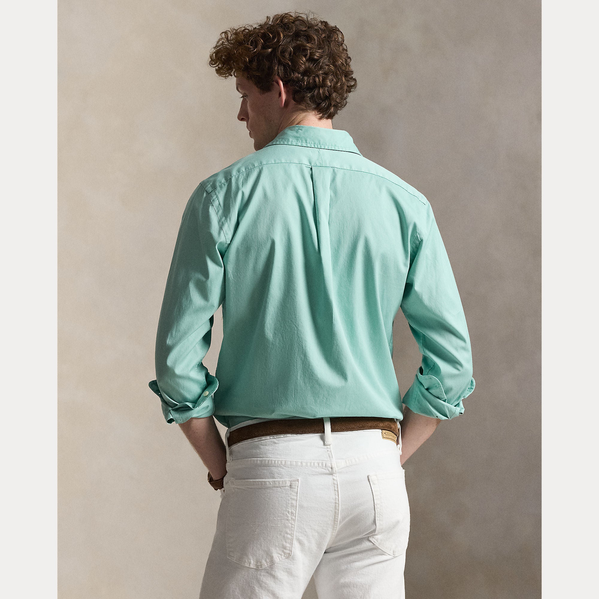 Custom Fit Featherweight Twill Shirt - BoUvy
