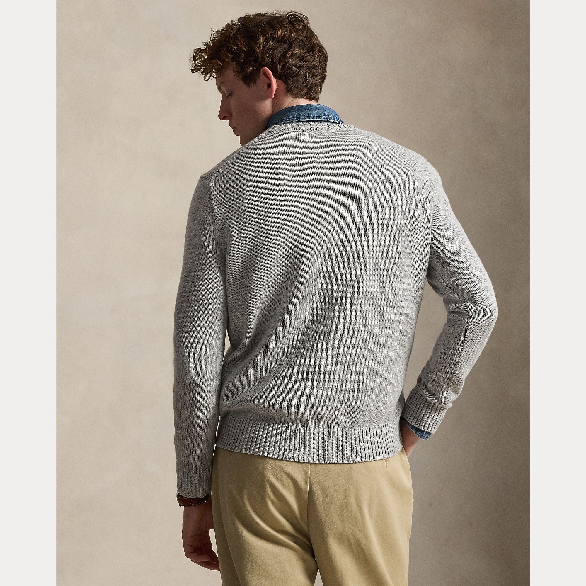 Cotton Crewneck Sweater - BoUvy