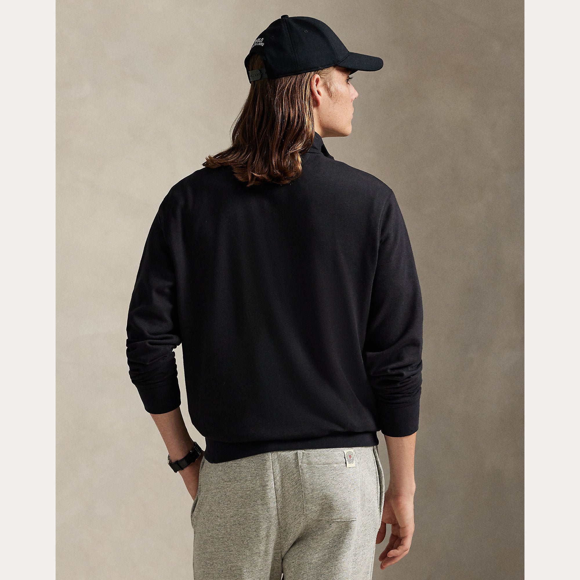 LUXURY JERSEY QUARTER-ZIP PULLOVER - BoUvy