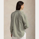 Relaxed Fit Striped Cotton Shirt - BoUvy