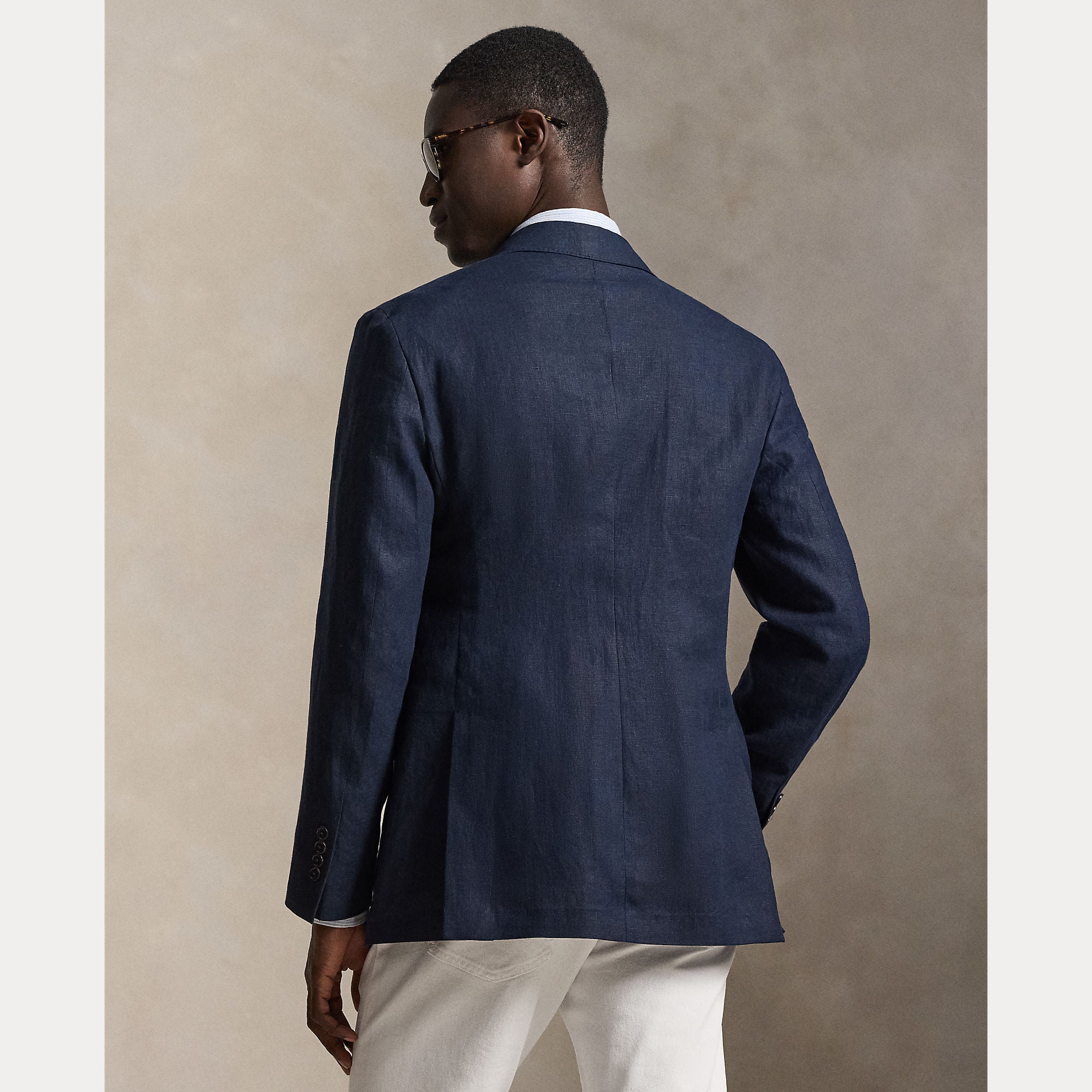 Polo Soft Tailored Fit Linen Suit Jacket - BoUvy