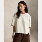 Crochet-Trim Cotton Jersey Tee - BoUvy
