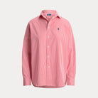 Relaxed Fit Striped Cotton Shirt - BoUvy