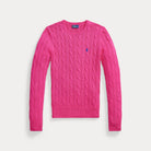 Cable-Knit Cotton Crewneck Sweater - BoUvy