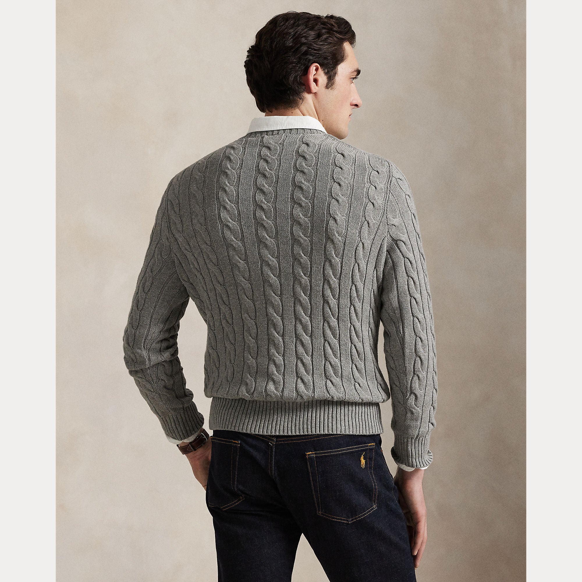 Cable-Knit Cotton Sweater - BoUvy